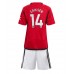 Manchester United Christian Eriksen #14 Babykleding Thuisshirt Kinderen 2023-24 Korte Mouwen (+ korte broeken)